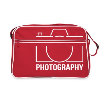 photographie - Sac Retro - rouge/blanc - Devant