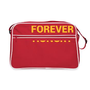 toujours affamé - Sac Retro - rouge/blanc - Devant