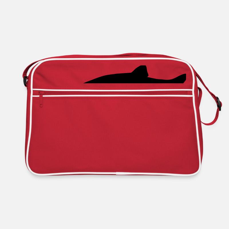 Fish silhouette chub Retro Bag