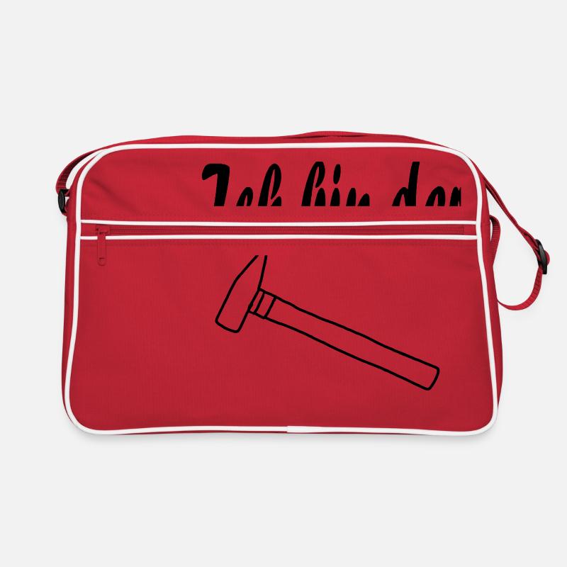 Ich bin der Hammer, Geschenk, Geschenkidee Retro Tasche