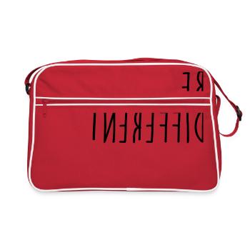 Be different - Retro Bag - red/white - Front