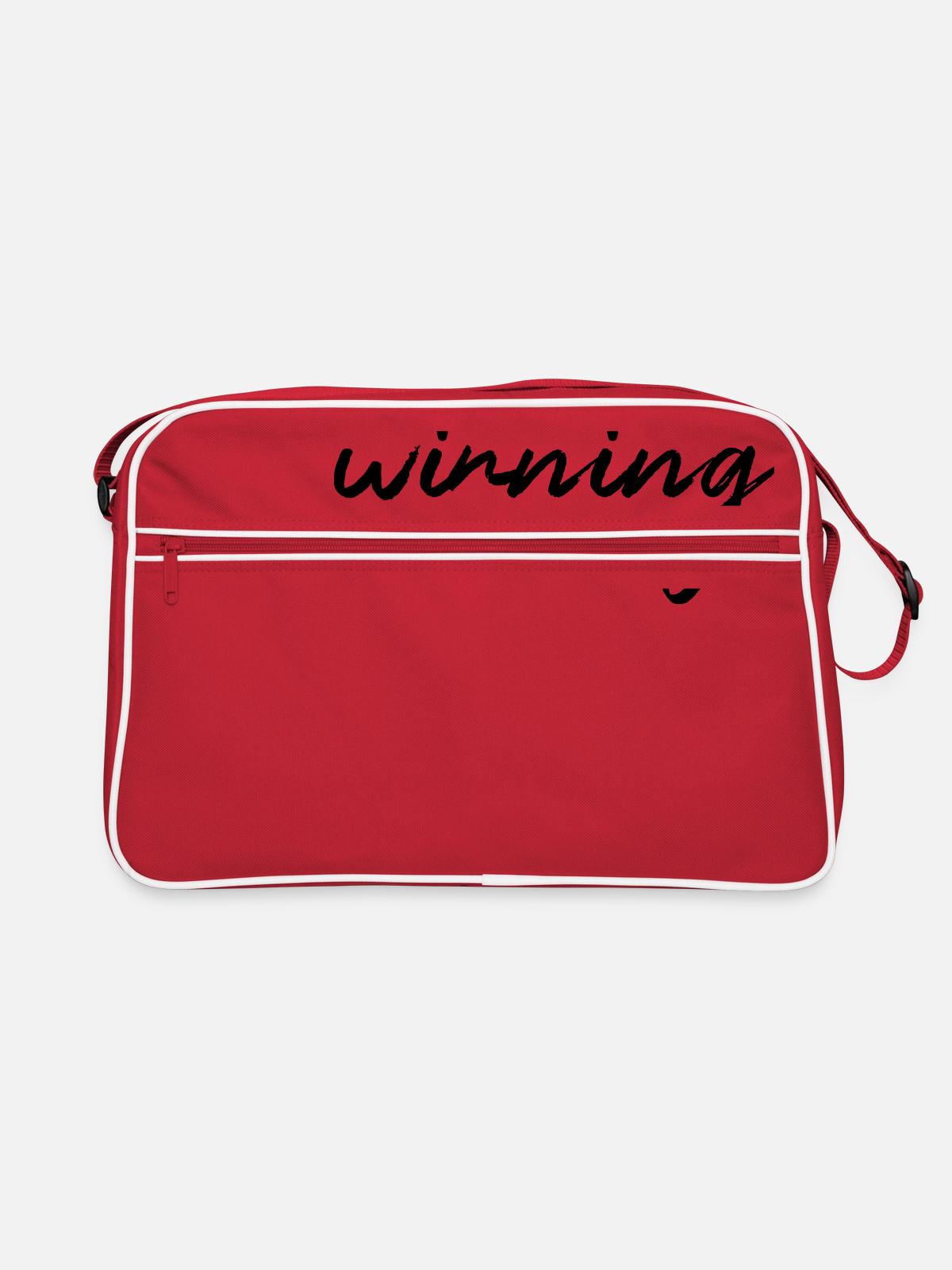 winning - Retro Bag - red/white - Front