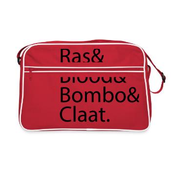 Ras Sang Bombo Claat - Sac Retro - rouge/blanc - Devant