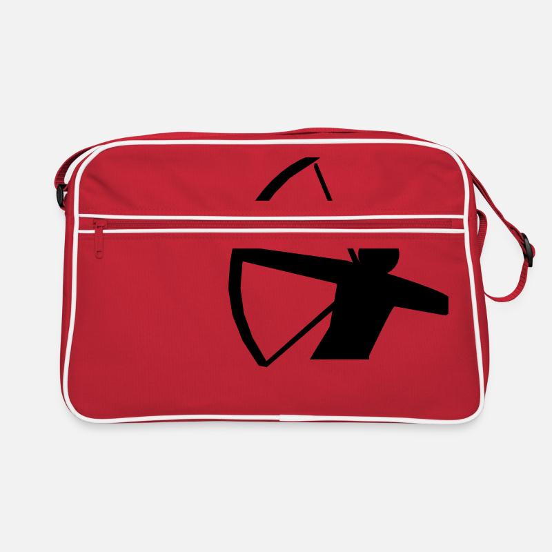Bogenschütze Piktogramm Retro Tasche
