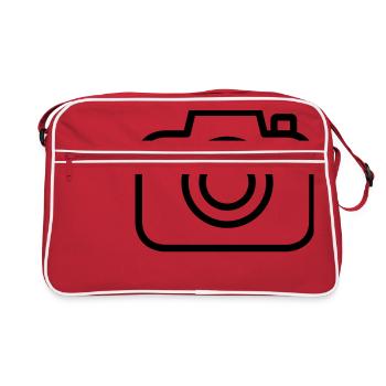 Caméra - Sac Retro - rouge/blanc - Devant