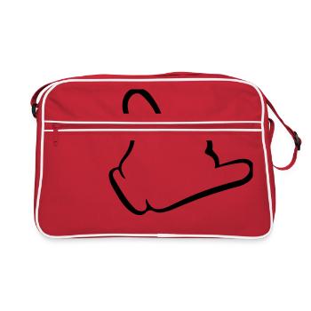Shaka - Retro Bag - red/white - Front