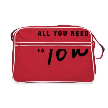 Tout ce dont vous avez besoin c'est Löw - Sac Retro - rouge/blanc - Devant