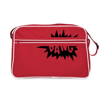 Bang Explosion Cadeau amusant amusant - Sac Retro - rouge/blanc - Devant