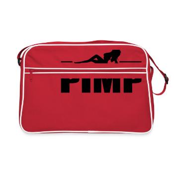 pimp - Retro Bag - red/white - Front