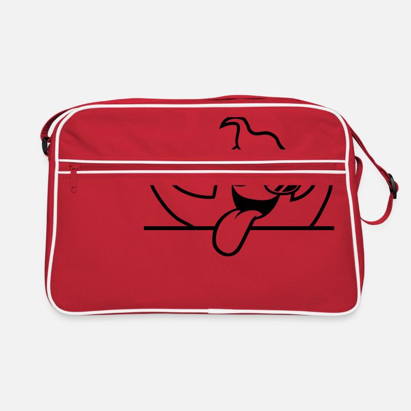 text schreiben flaeche feld cool sonnenbrille grim Retro Tasche