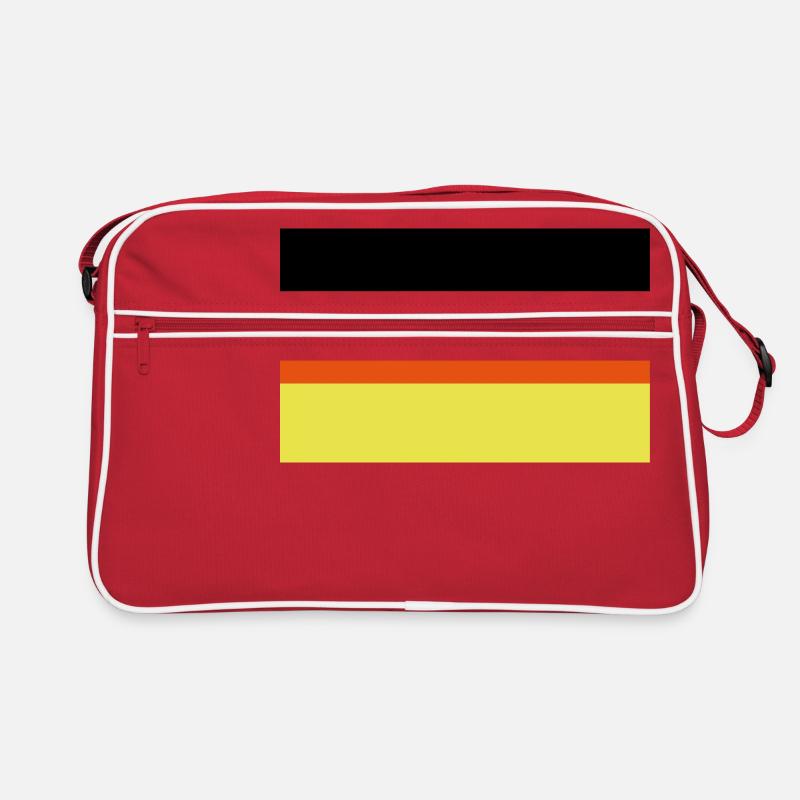 Deutsche Flagge Retro Tasche