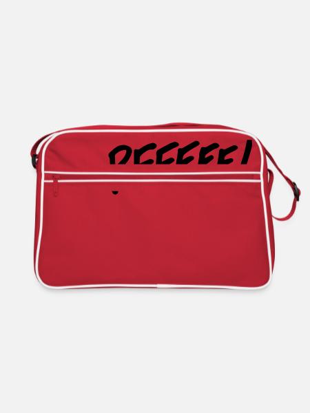 pffff! - Retro Bag - red/white - Front