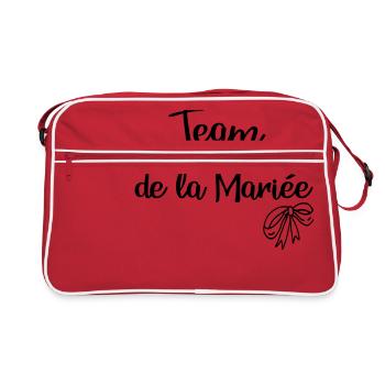 team de la marie e noeud - Sac Retro - rouge/blanc - Devant