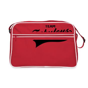 fabulous - Retro Bag - red/white - Front