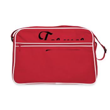 FARMER - Sac Retro - rouge/blanc - Devant