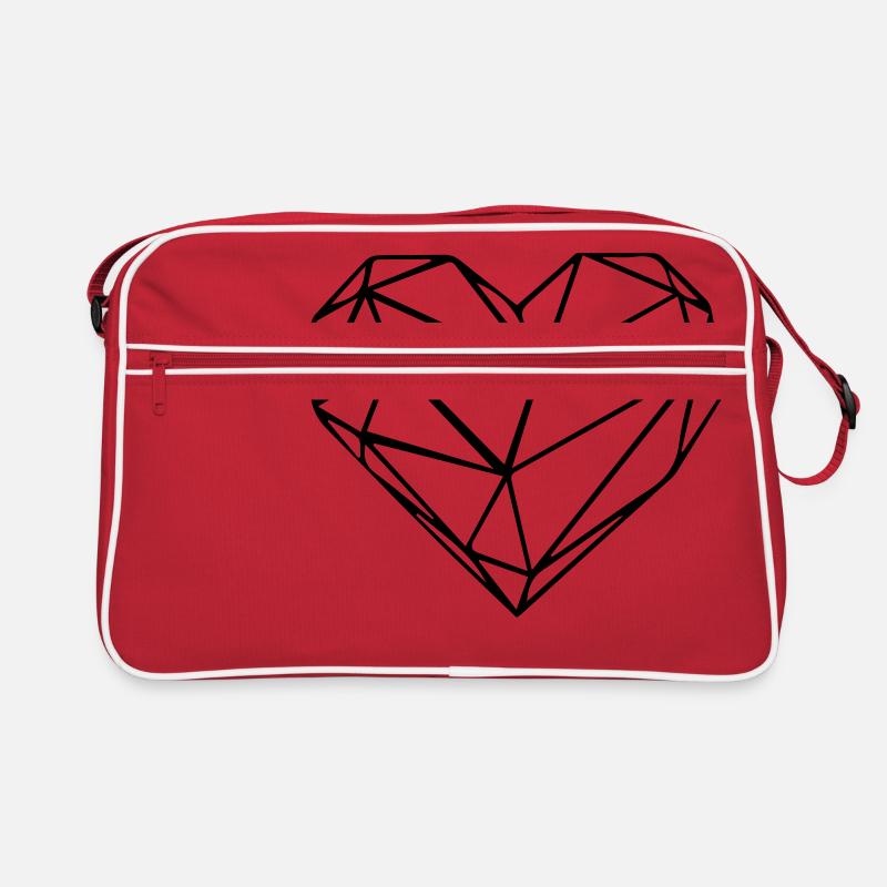 Herz Retro Tasche
