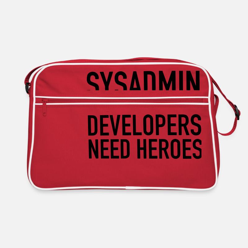 Geek | Sysadmin Held Retro Tasche