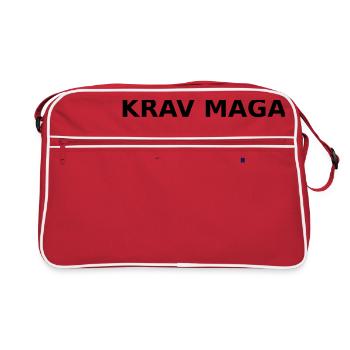 KRAV MAGA - Sac Retro - rouge/blanc - Devant