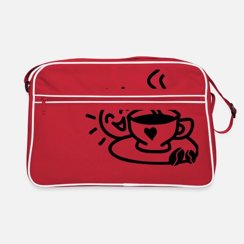 Coffee Cup Love Retro Bag