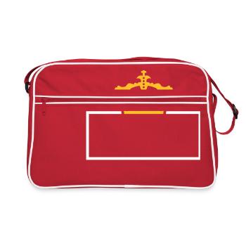 Shield king crown - Retro Bag - red/white - Front