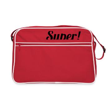 Super ! - Sac Retro - rouge/blanc - Devant