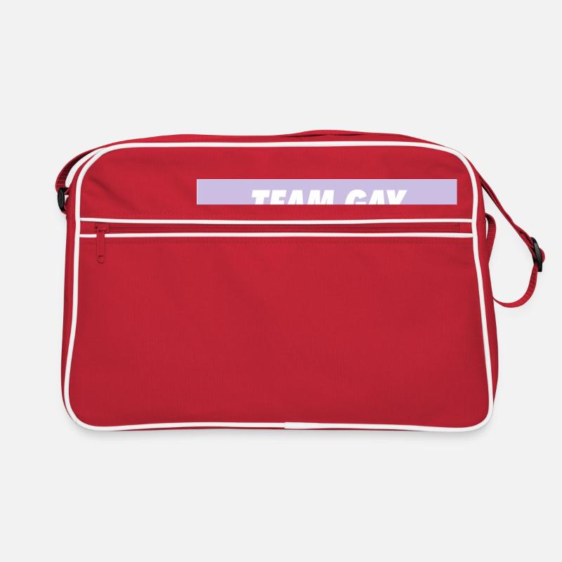 team gay Retro Tasche