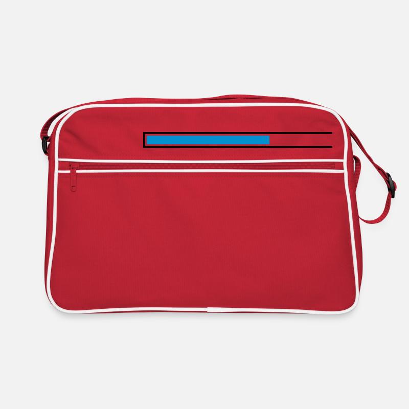 balken please weit loading ladebalken runterladen Retro Tasche
