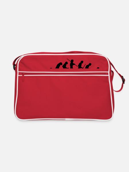 evolution - Retro Bag - red/white