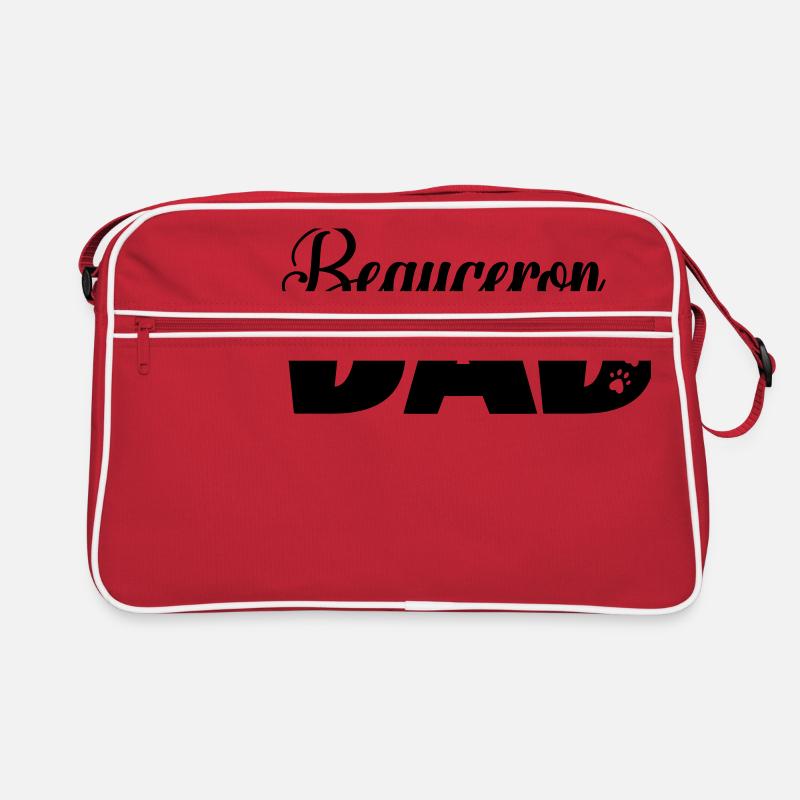 Beauceron Papa - énonciation drôle de papa de chien Sac Retro