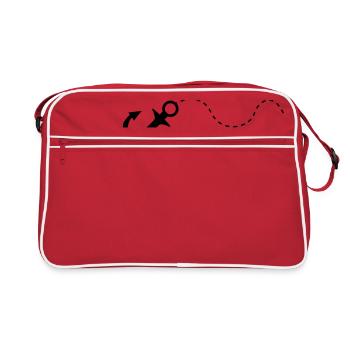 anker black - Retro Bag - red/white - Front