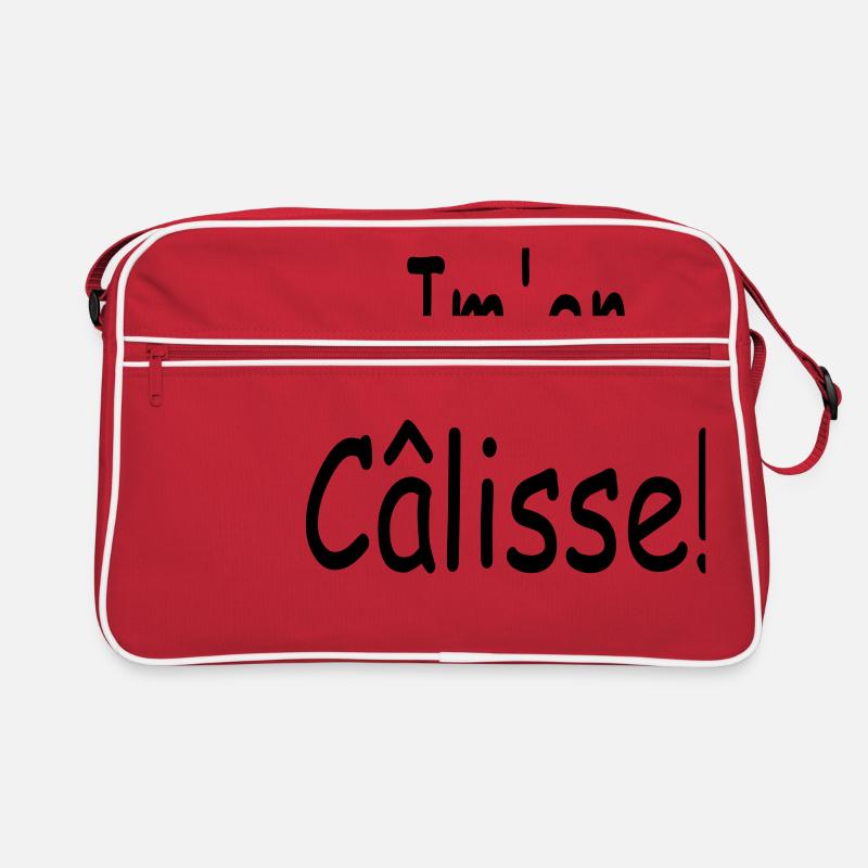 Jm' en Câlisse! Sac Retro