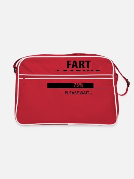 FART Loading - Retro Bag - red/white - Front