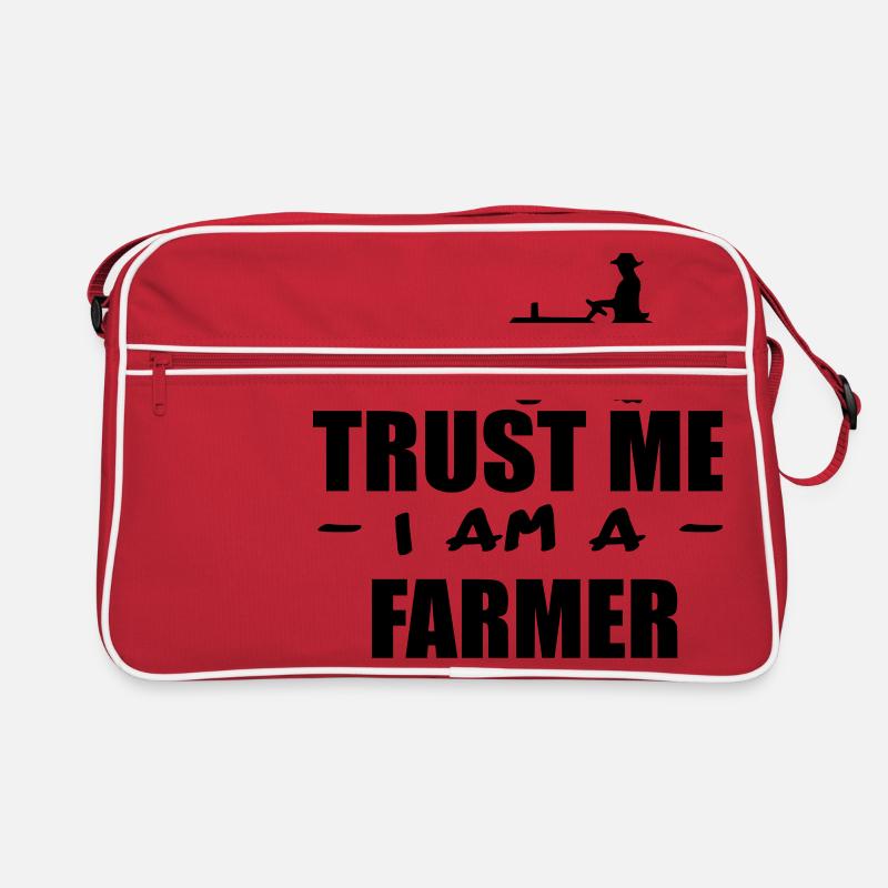 croyez-moi un agriculteur 3 Sac Retro