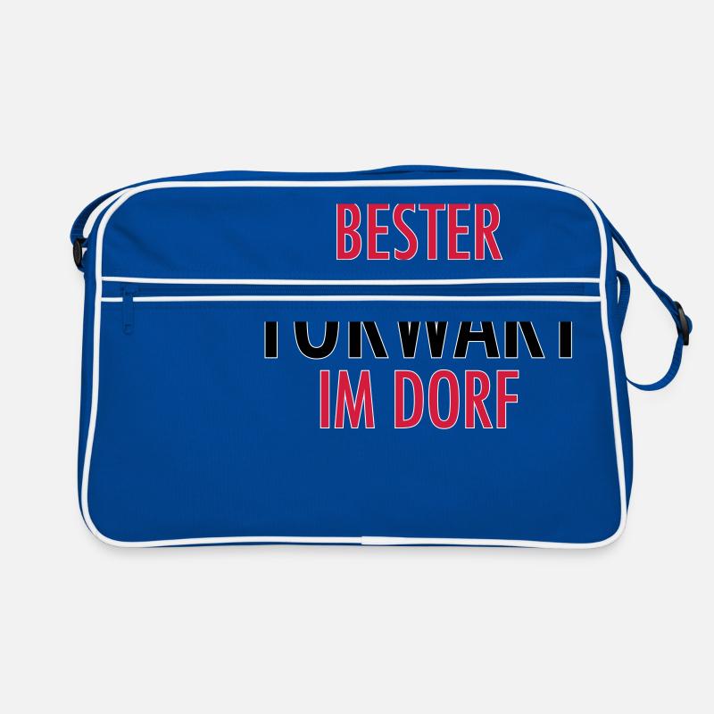 Bester Torwart im Dorf | Fußball Geschenke Retro Tasche