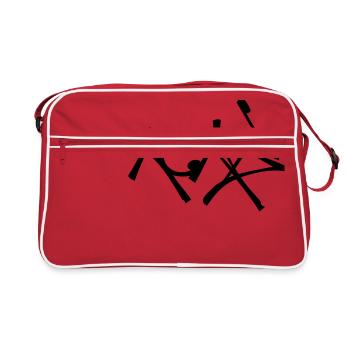 ACAB Day Style du graffiti - Sac Retro - rouge/blanc - Devant