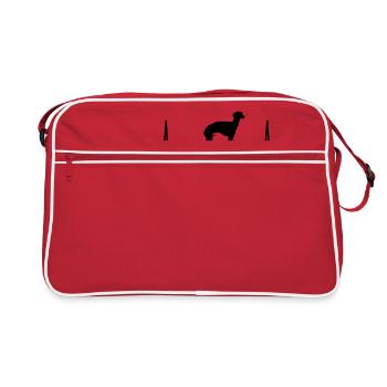 ITALIEN rythme cardiaque du rythme cardiaque de WindSpiel - Sac Retro - rouge/blanc - Devant