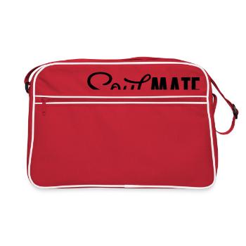 SoulMATE Soulmate partner look gift - Retro Bag - red/white - Front