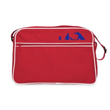 evolution pelote basque bebe adulte - Sac Retro - rouge/blanc - Devant