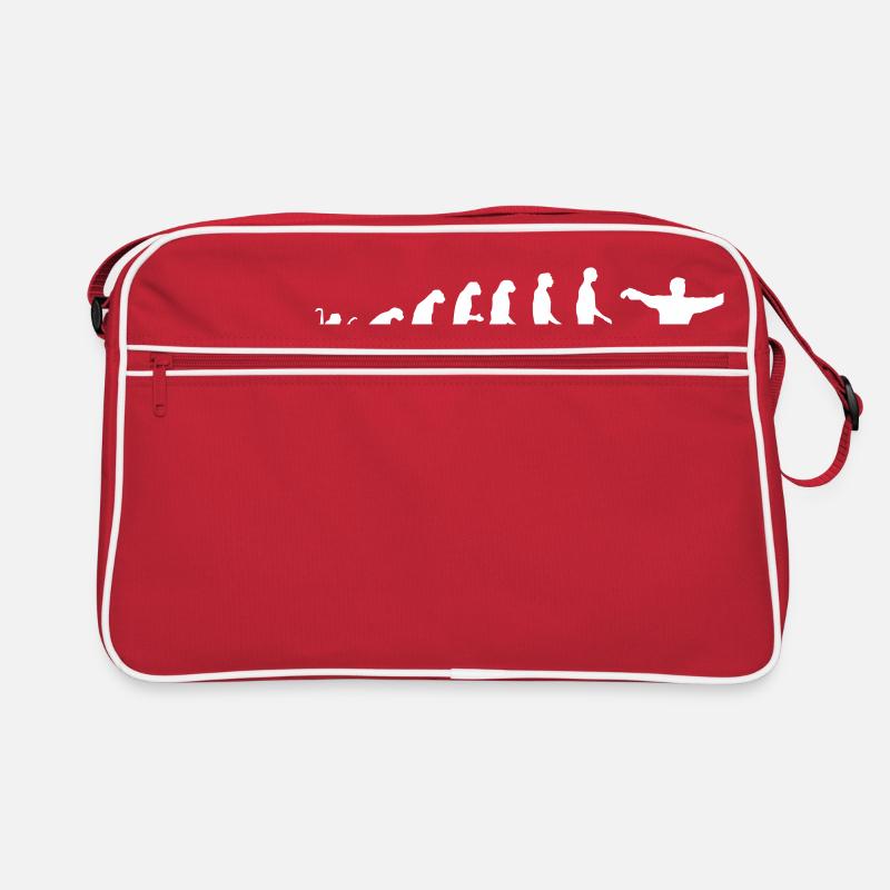 Taijiquan Chen-Style Evolution - Retro Tasche - Rot/Weiß