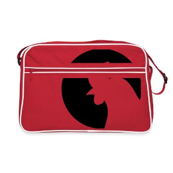 Poulet - Sac Retro - rouge/blanc - Devant