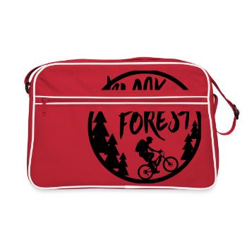 Black Forest Bike - Retro Tasche - Rot/Weiß - Vorne