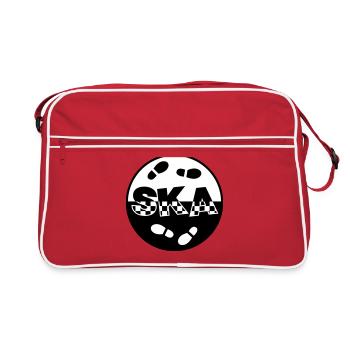 Logo SKA version 2 - Sac Retro - rouge/blanc - Devant