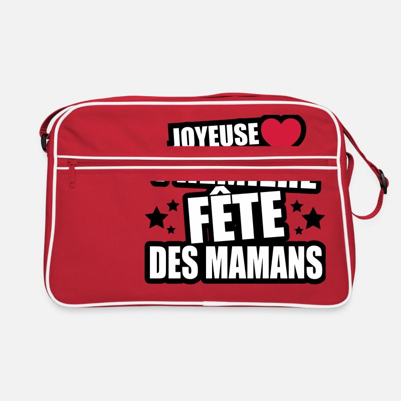 joyeuse première fête des mamans Sac Retro