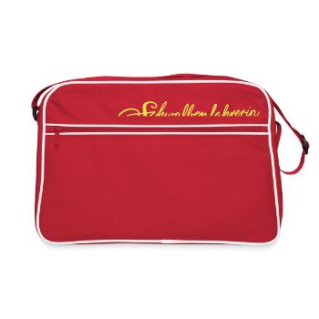 Logo Schwalbe driver - Retro Bag - red/white - Front