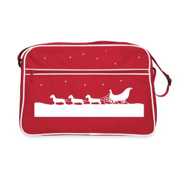 Teckel de Noël - Sac Retro - rouge/blanc - Devant