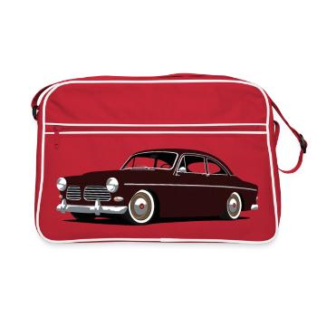 serie 120 simple custom - Sac Retro - rouge/blanc - Devant