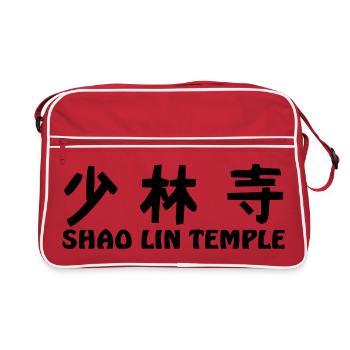 Shao lin temple - Retro Bag - red/white - Front