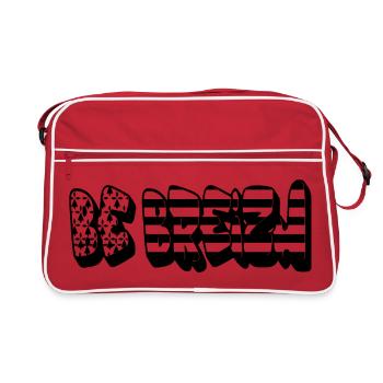 BRETAGNE - Sac Retro - rouge/blanc - Devant