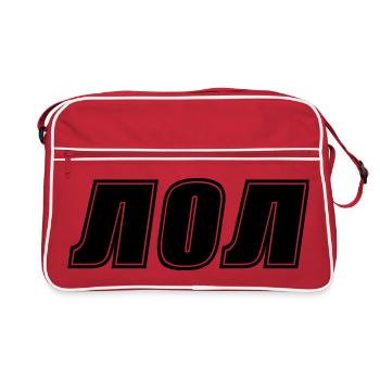 lol - Retro Bag - red/white - Front