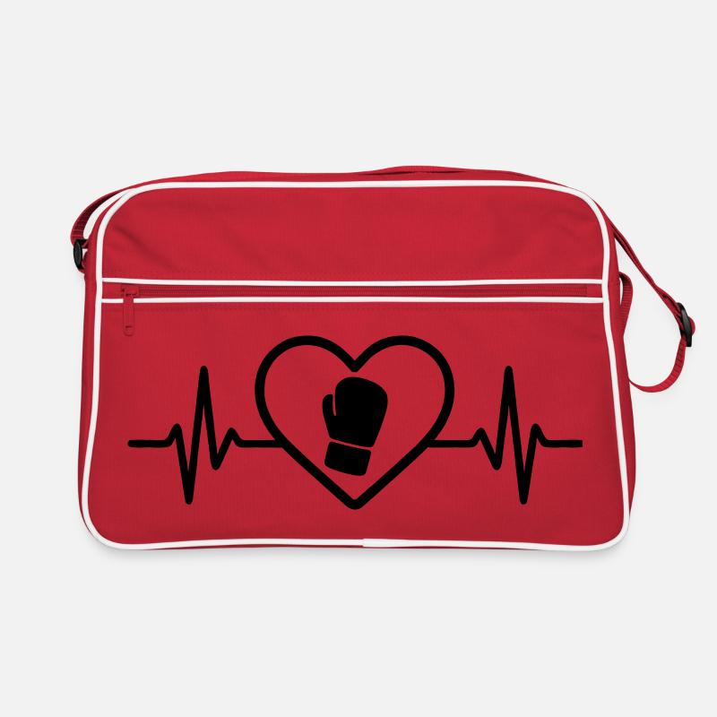 Coeur de boxe Sac Retro